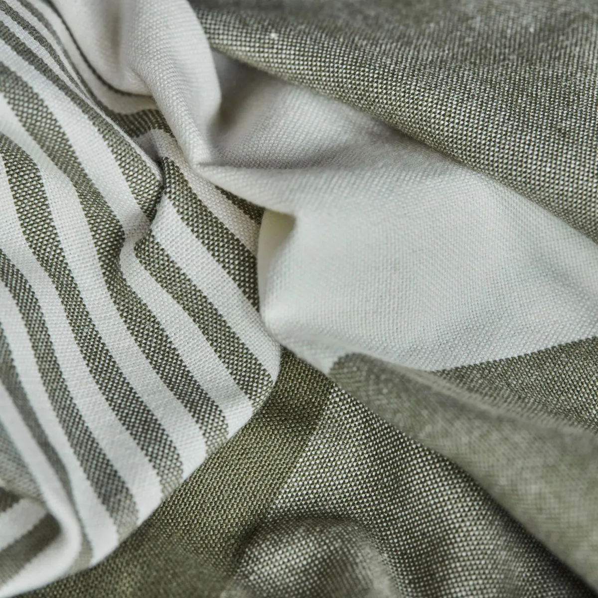 Torchon de cuisine Cook 55x75 cm lot de 2, Vert olive House Doctor