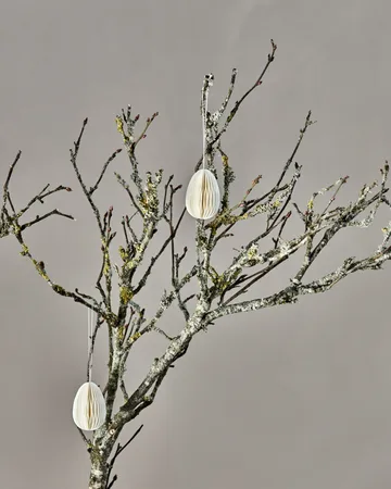 Œuf de Pâques Honeycomb 6 pièces - Off-white - House Doctor