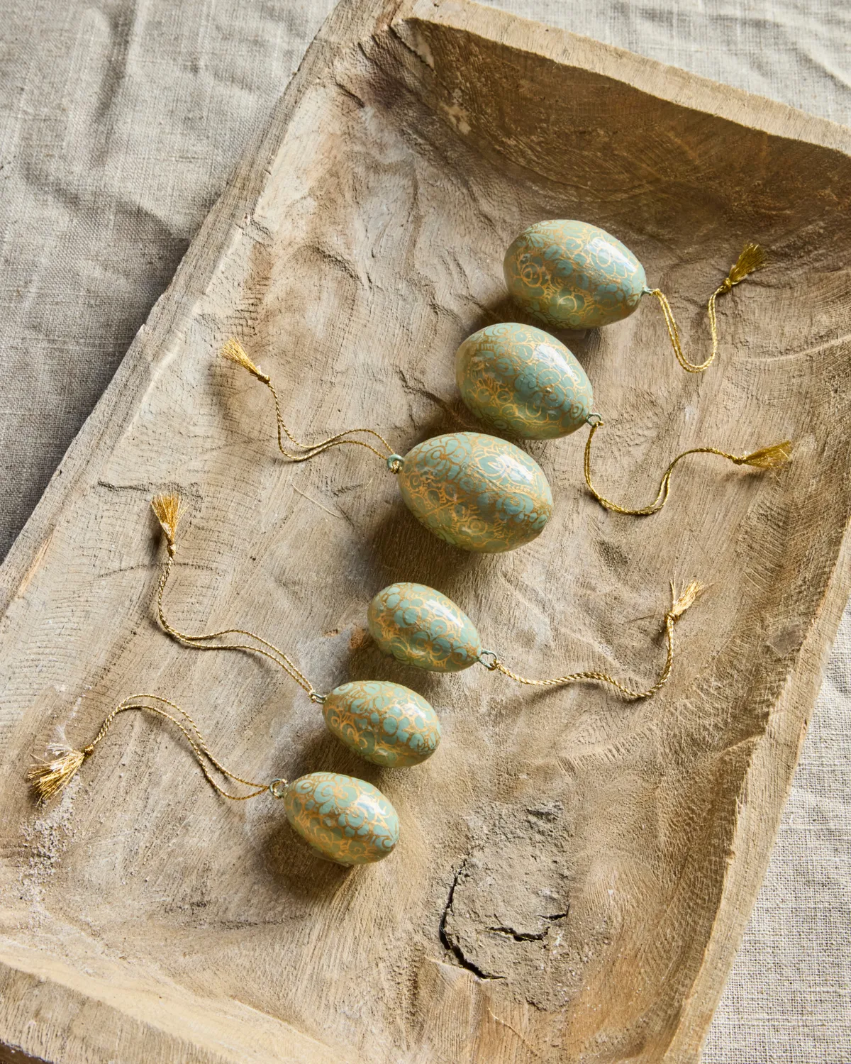 Œufs de Pâques Bloom 6 pièces, Bleu clair House Doctor