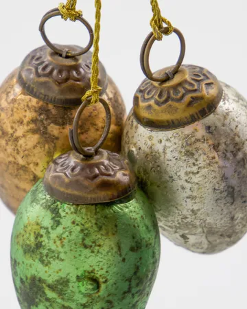 Œufs de Pâques House Doctor 12 pièces - Vert, Rose, Blanc cassé - House Doctor