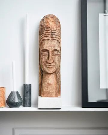 Œuvre d'art Mindful 36 cm - Nature - House Doctor