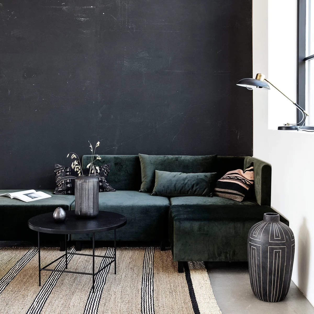 Vase Baby, Noir mat House Doctor