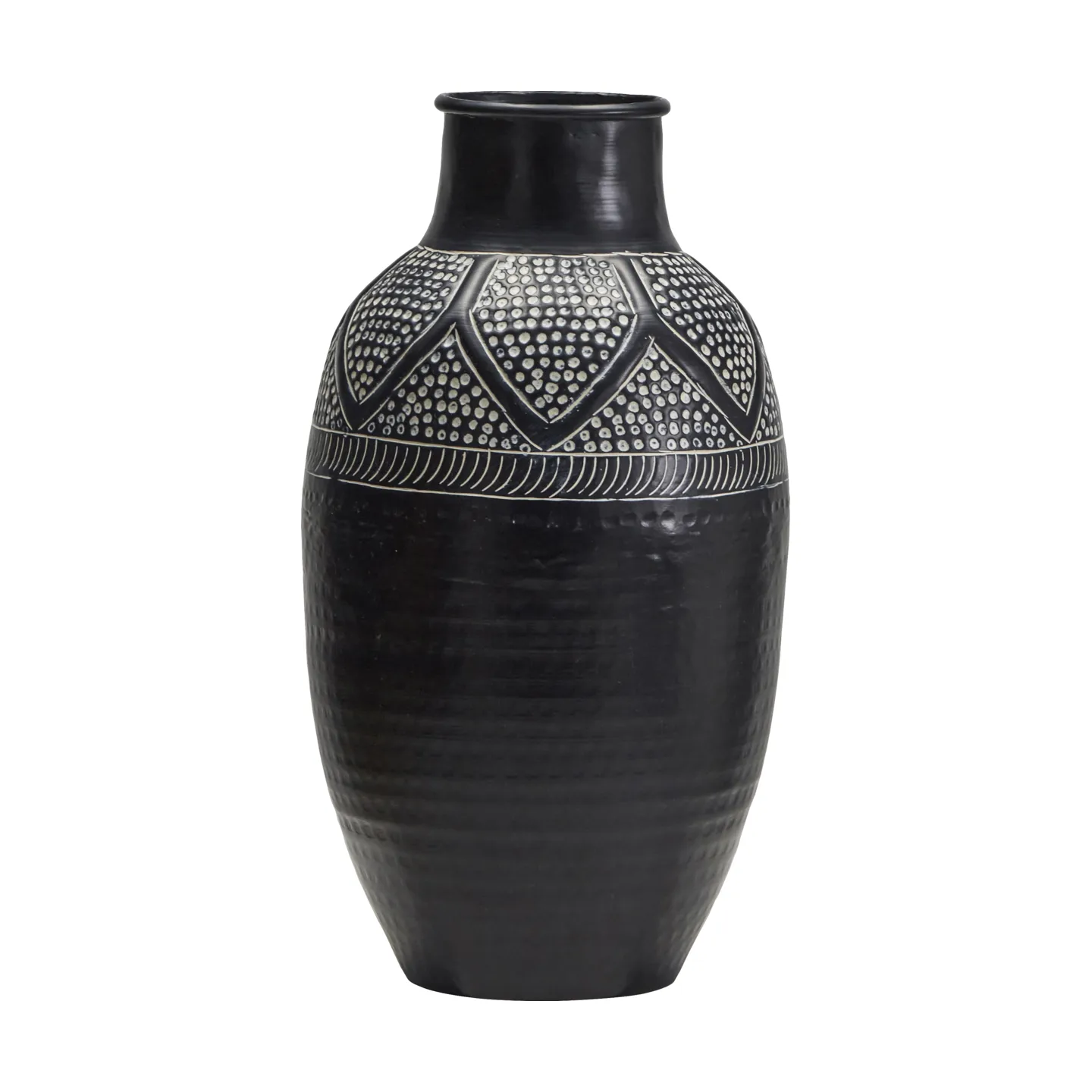 Vase Bloss 38 cm, Noir House Doctor