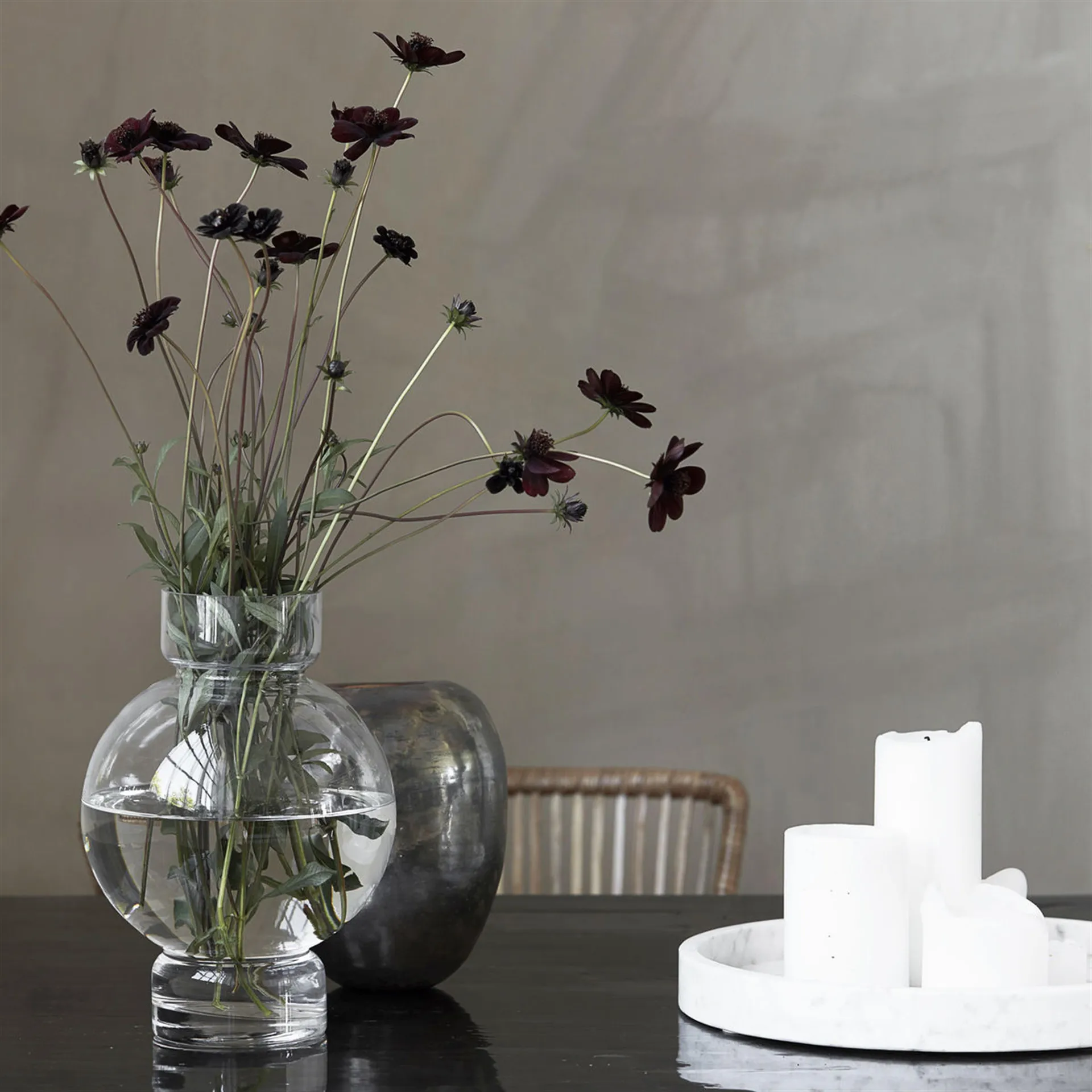 Vase Bubble 25 cm, clair House Doctor