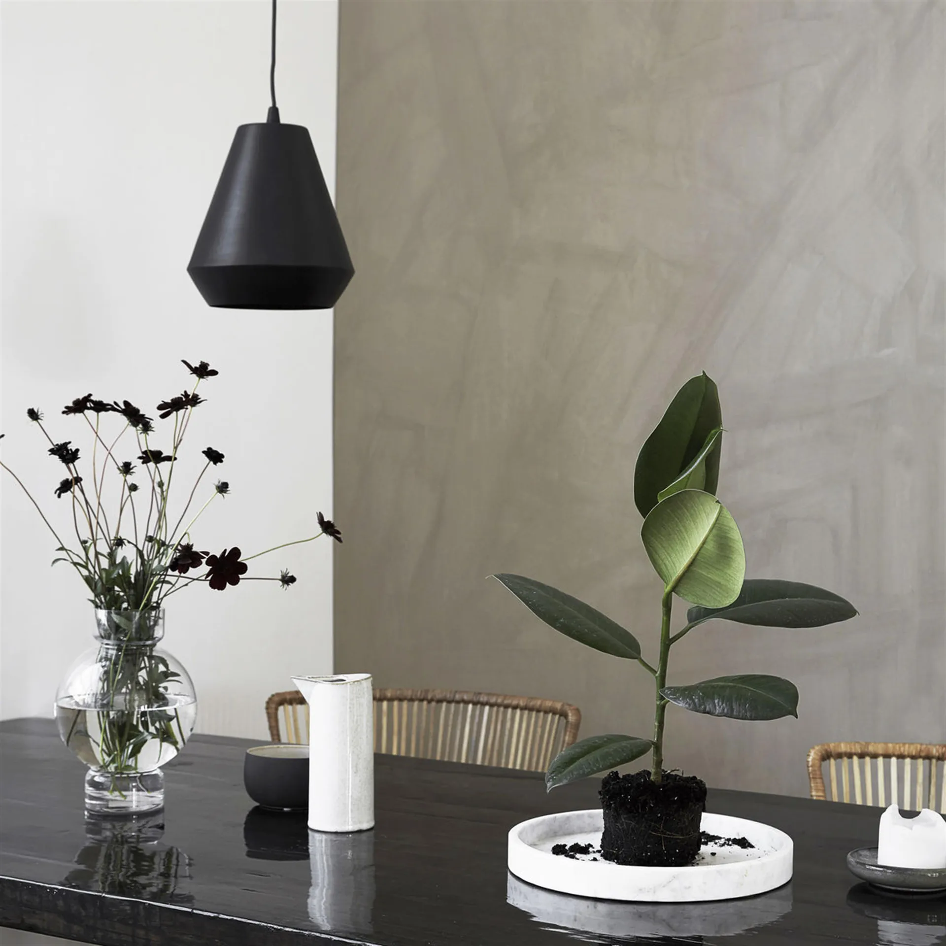 Vase Bubble 25 cm, clair House Doctor