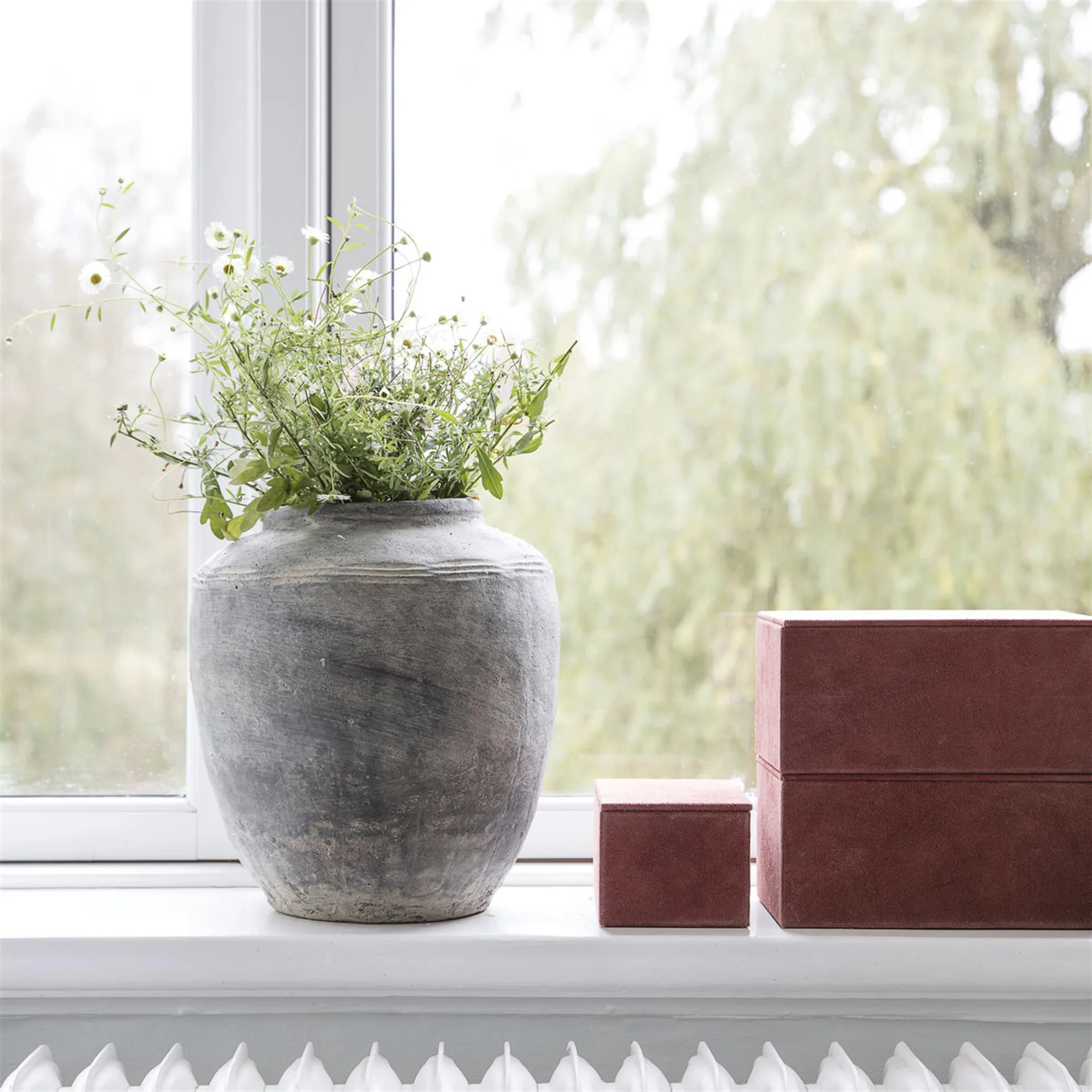 Vase en béton Rustik, 27 cm House Doctor