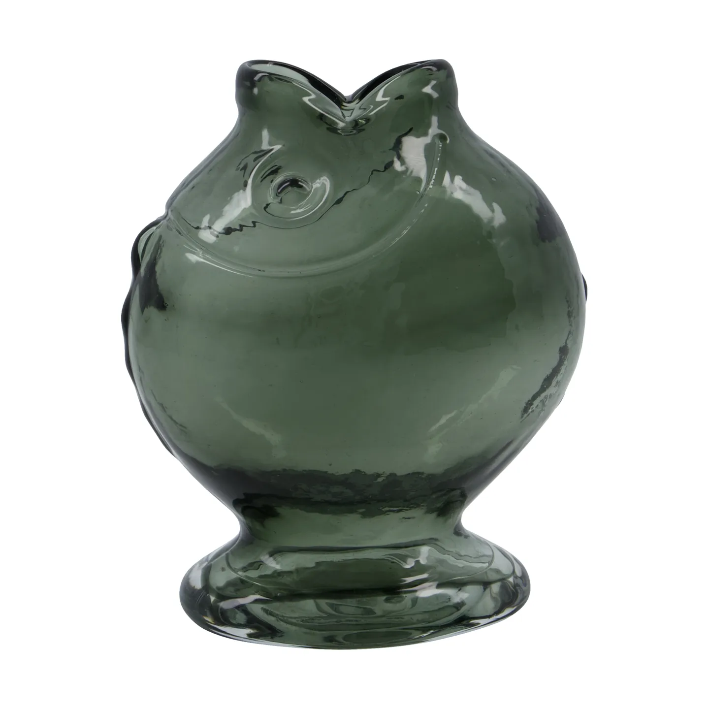 Vase Fish 17,5 cm, Gris fumé House Doctor