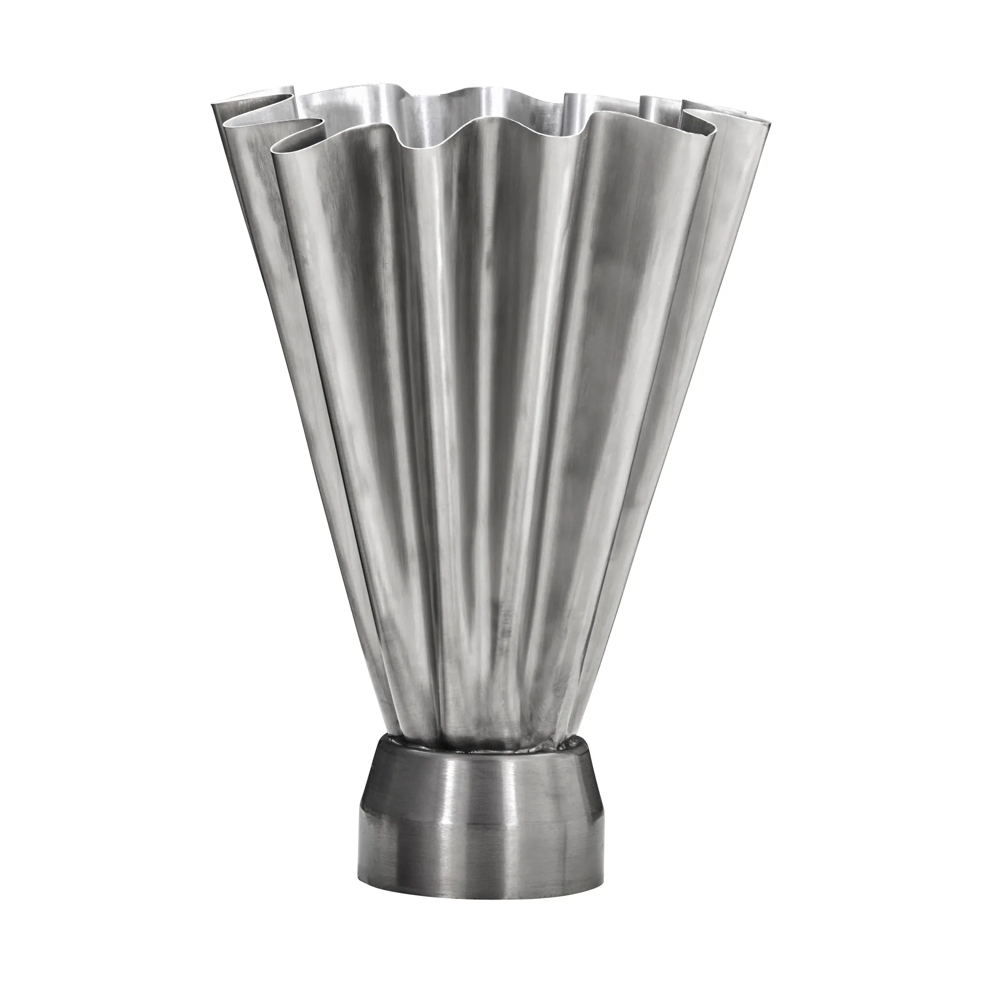 Vase Flood Ø23 cm, Borstat silver House Doctor