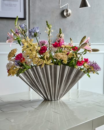 Vase Flood - Borstat silver - House Doctor