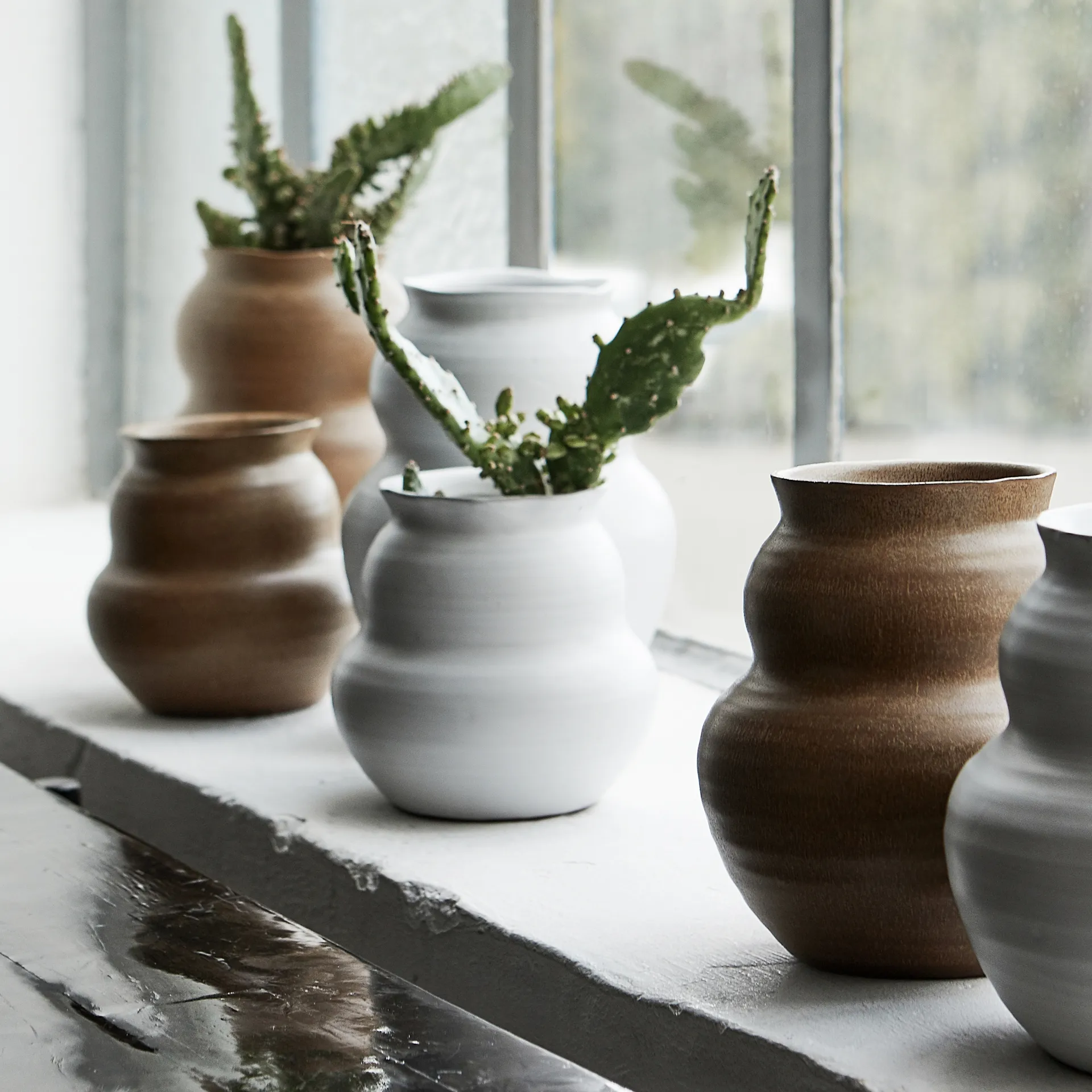 Vase Juno 15 cm, Blanc House Doctor