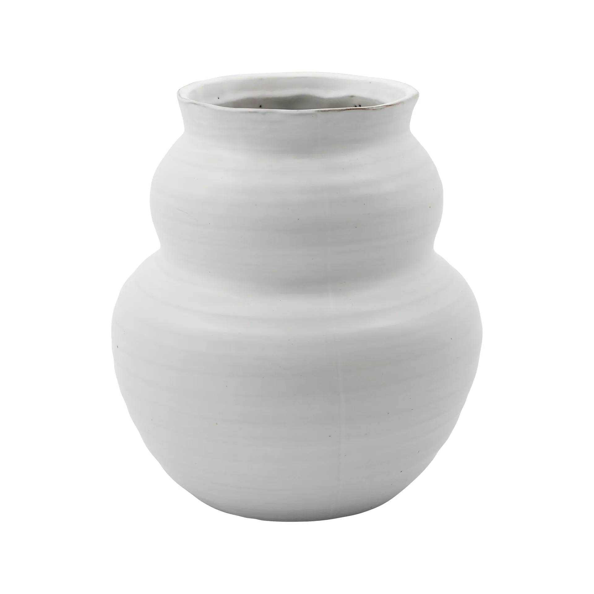 Vase Juno 19 cm, Blanc House Doctor