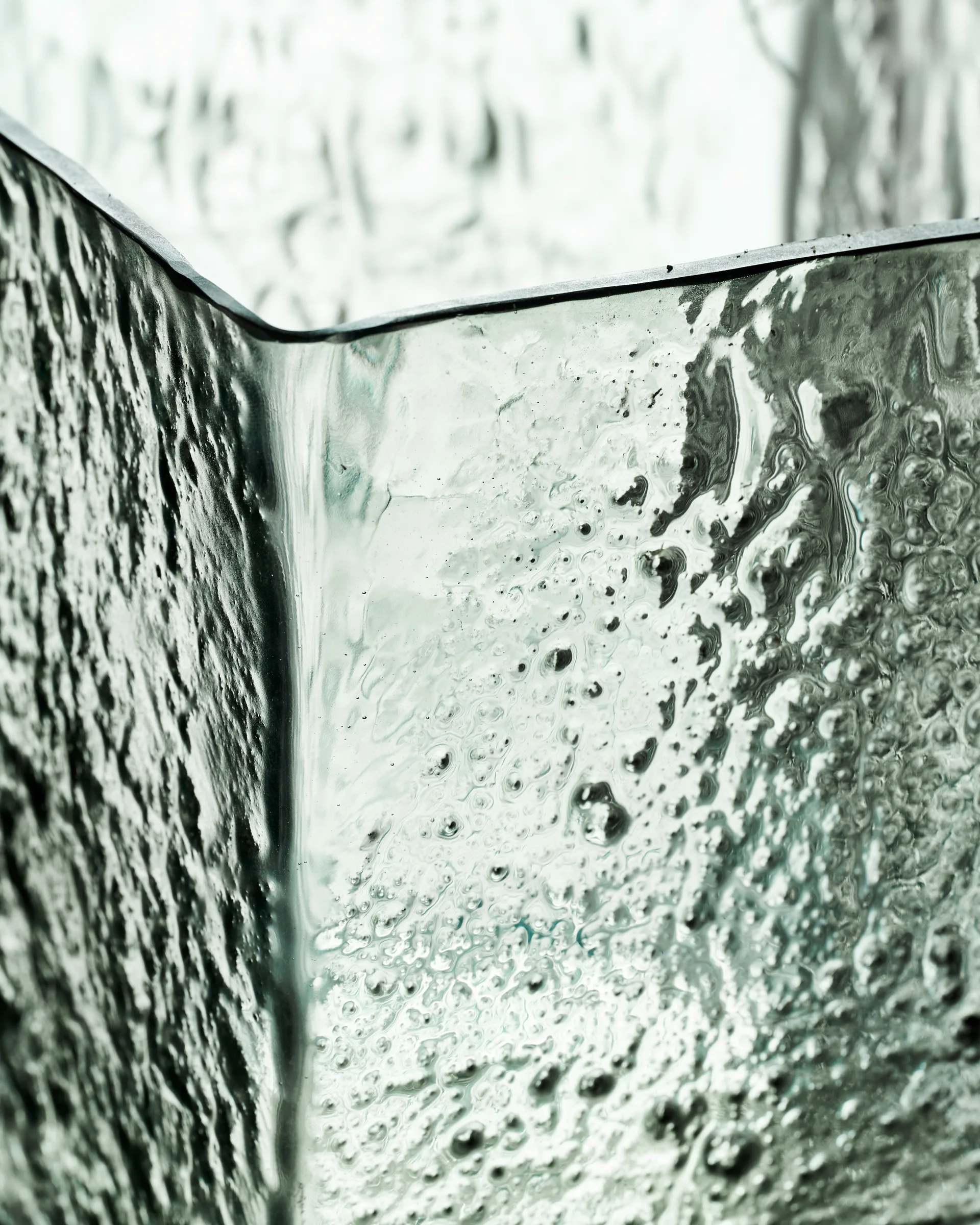 Vase Square 18x18 cm, Bleu clair House Doctor