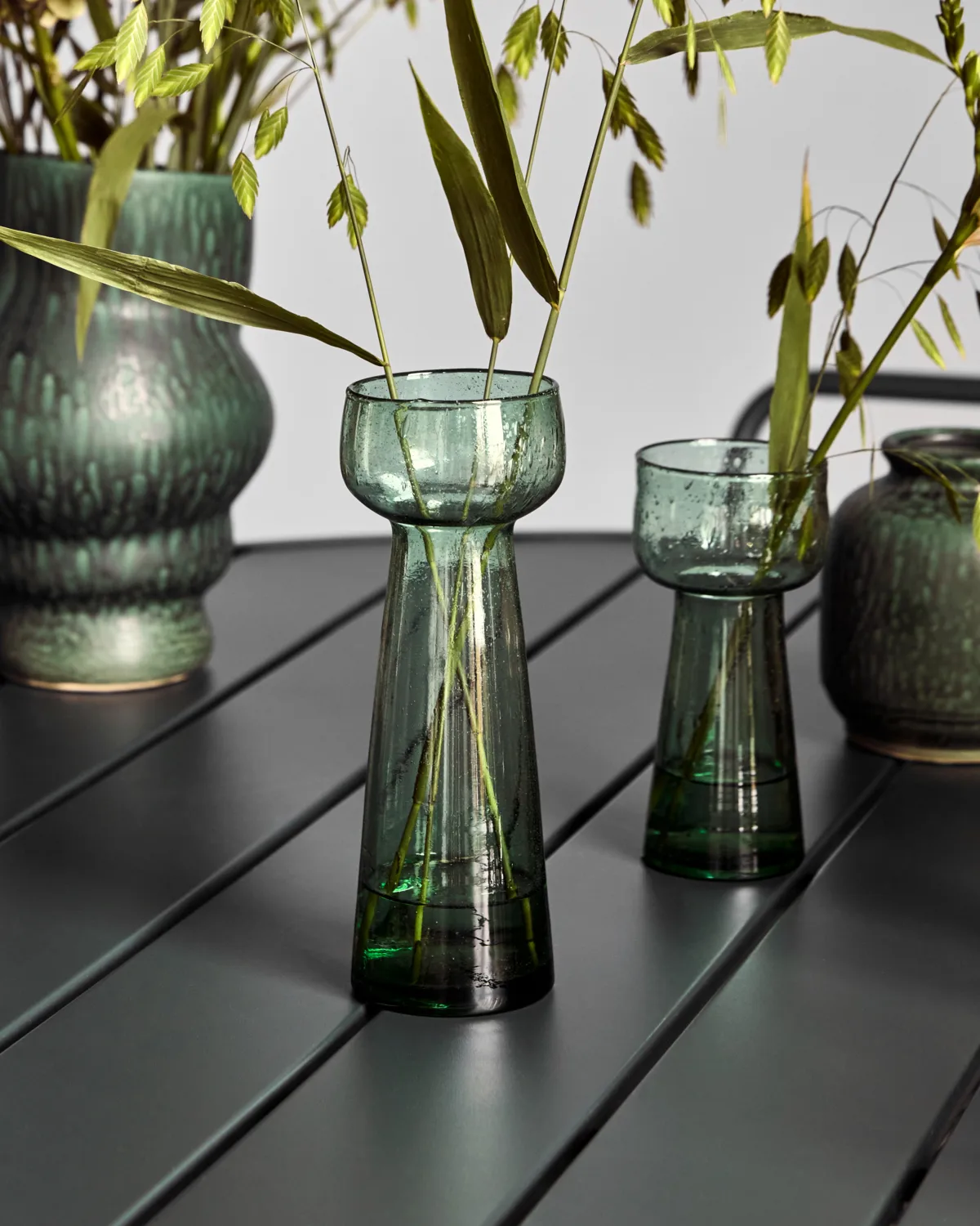 Vase Tuur, Vert, 22,5 cm House Doctor