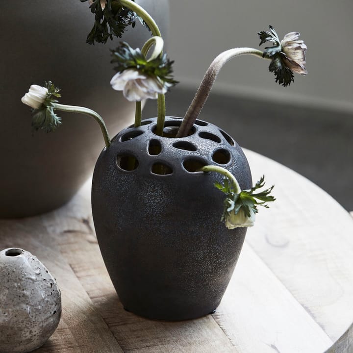 Vase Varios 19 cm, Noir House Doctor