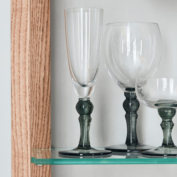 Verre à champagne Meyer 25 cl - Clear-grey - House Doctor