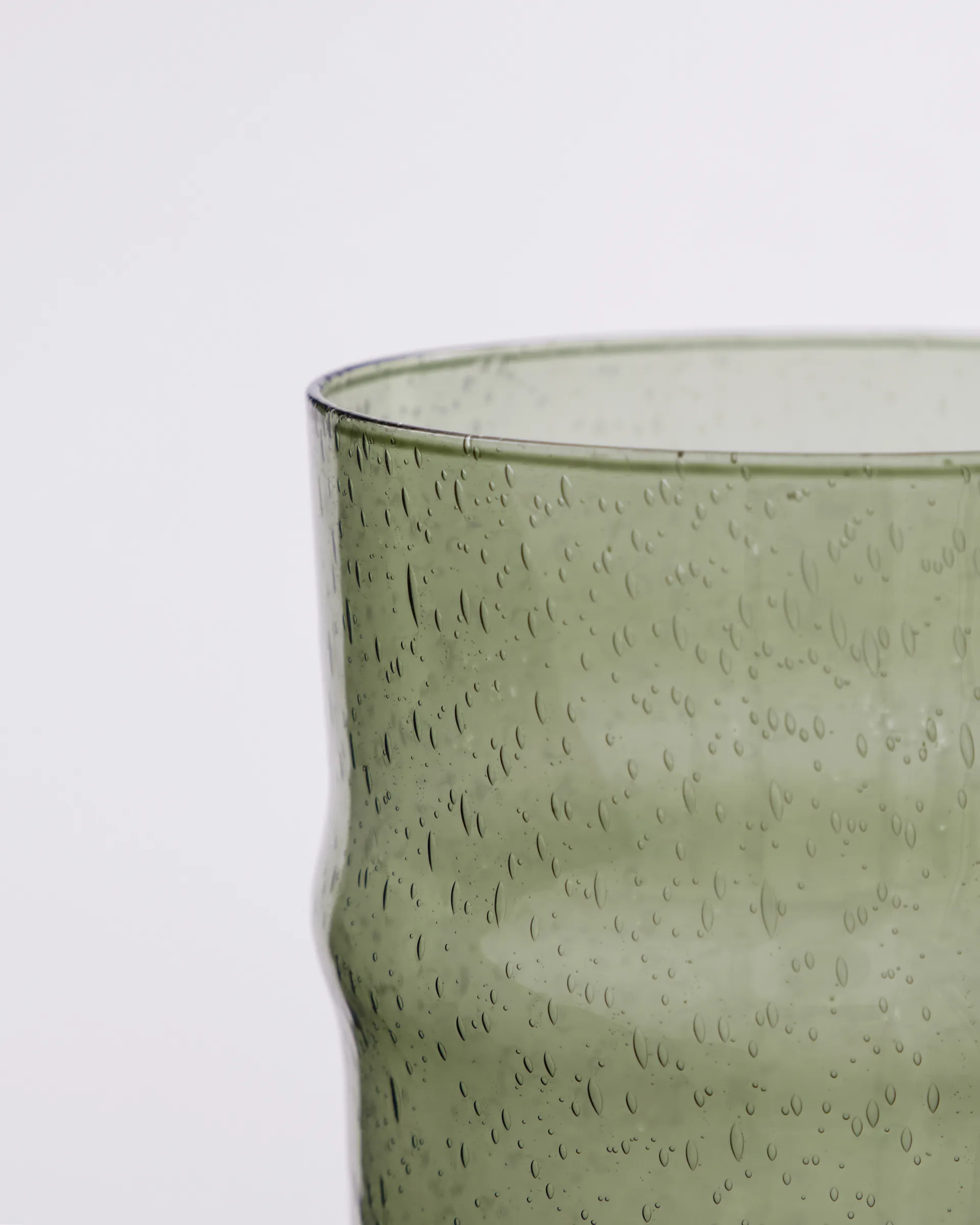 Verre Rain 10,5 cm, lot de 2, Vert House Doctor