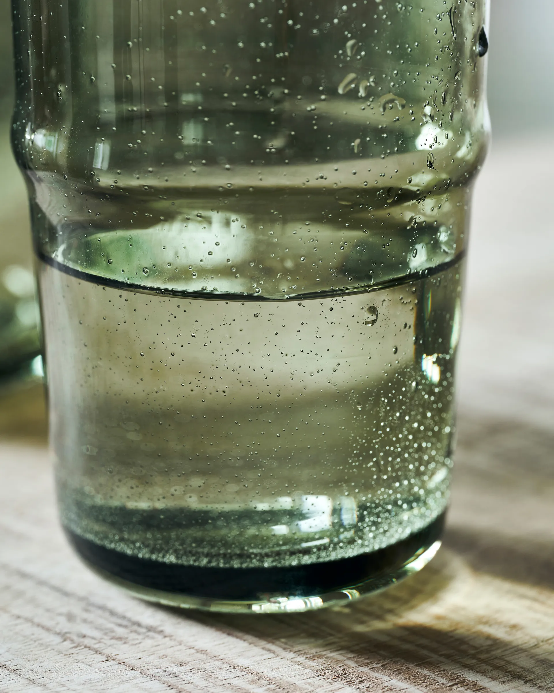 Verre Rain 10,5 cm, lot de 2, Vert House Doctor