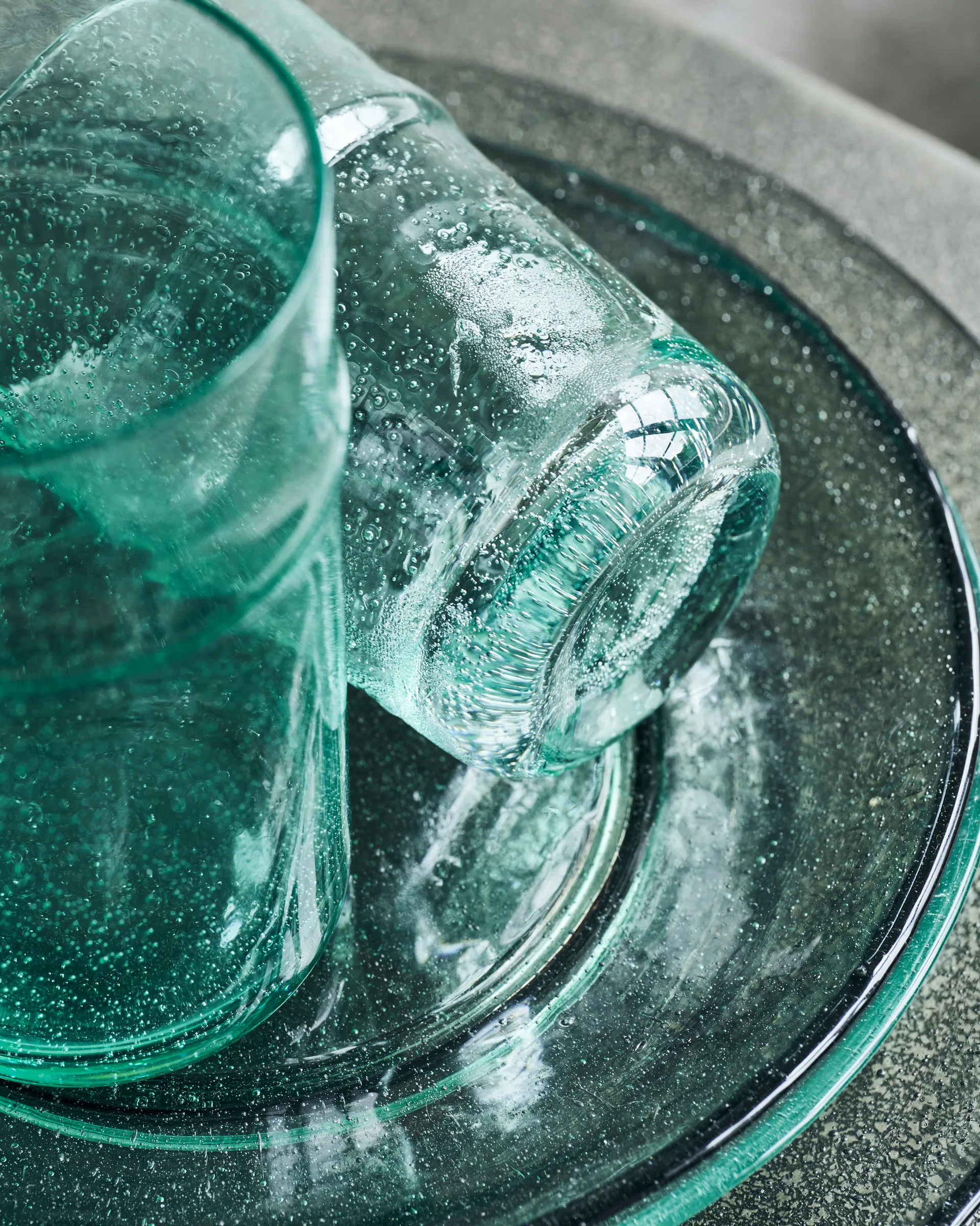 Verre Rain 14 cm, lot de 2, Transparent House Doctor