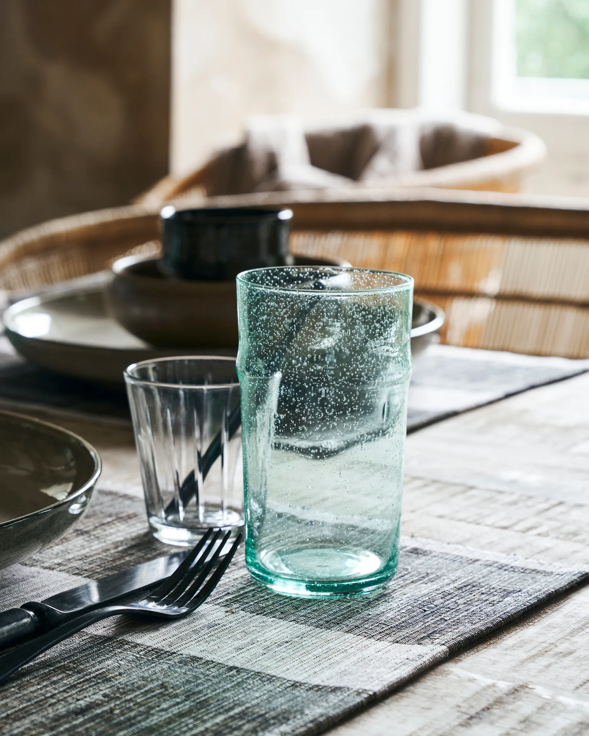 Verre Rain 14 cm, lot de 2, Transparent House Doctor