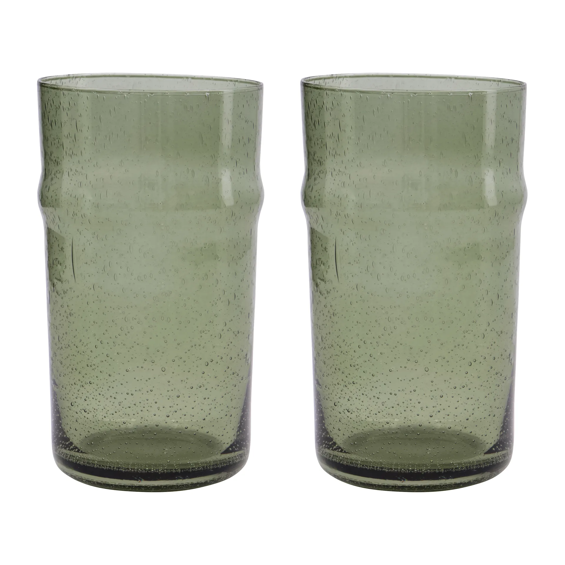 Verre Rain 14 cm, lot de 2, Vert House Doctor