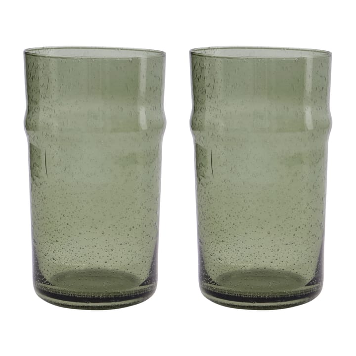 Verre Rain 14 cm, lot de 2 - Vert - House Doctor