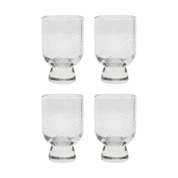 Verre Rich sur pied 23 cl, lot de 4 - Clair - House Doctor
