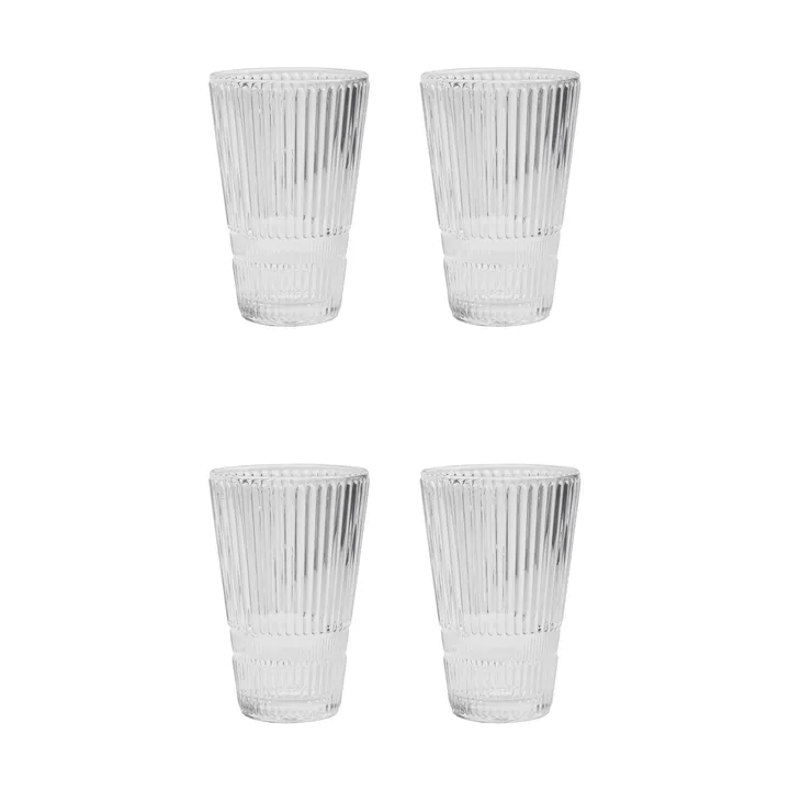 Verres à bière Slots lot de 4 - Clair - House Doctor