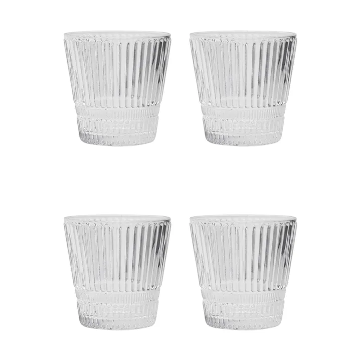 Verres à eau Slots lot de 4 - Clair - House Doctor