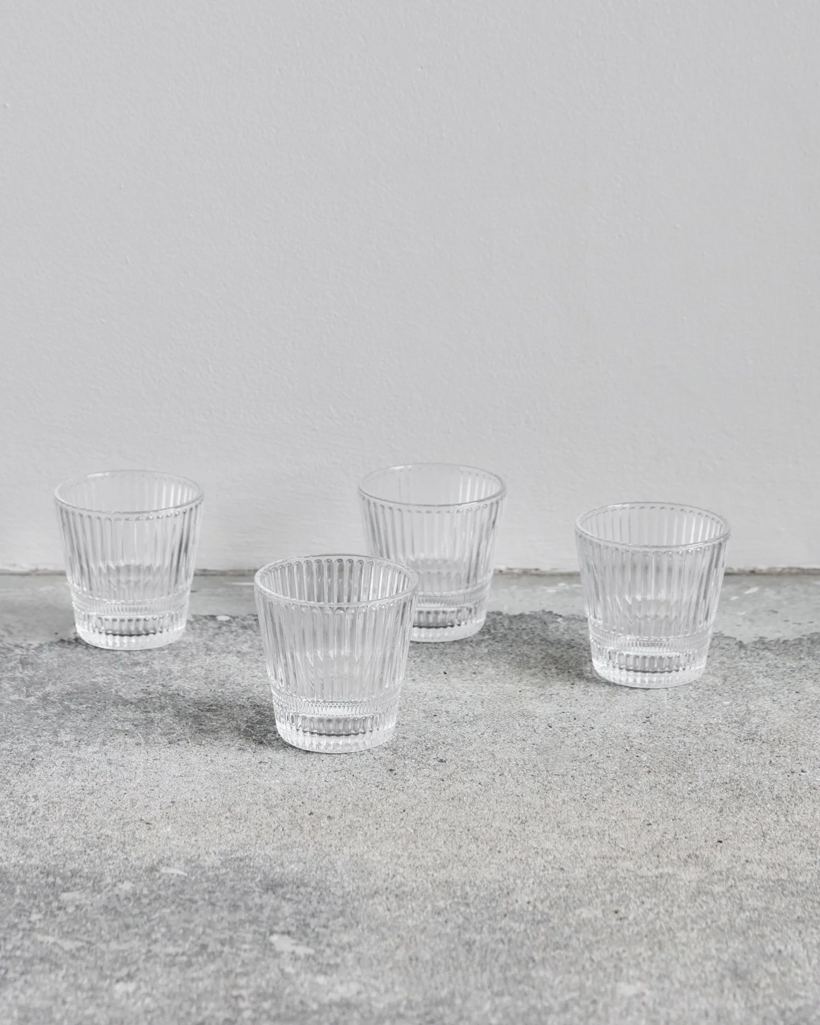 Verres à eau Slots lot de 4, Clair House Doctor