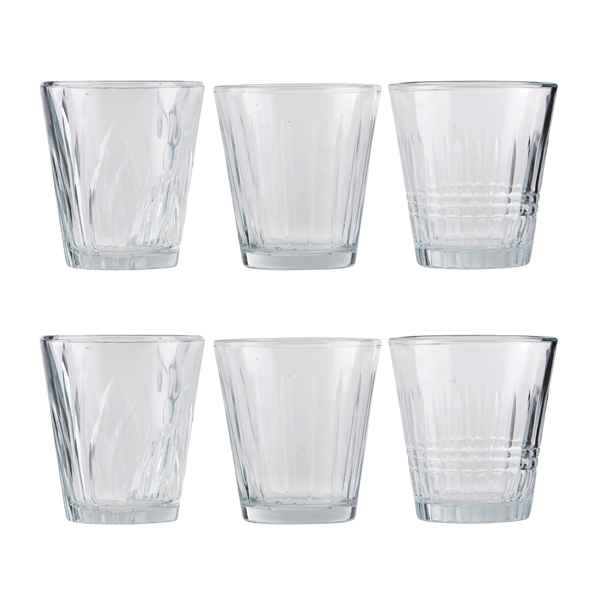 Verres Vintage lot de 6, lot de 6 House Doctor