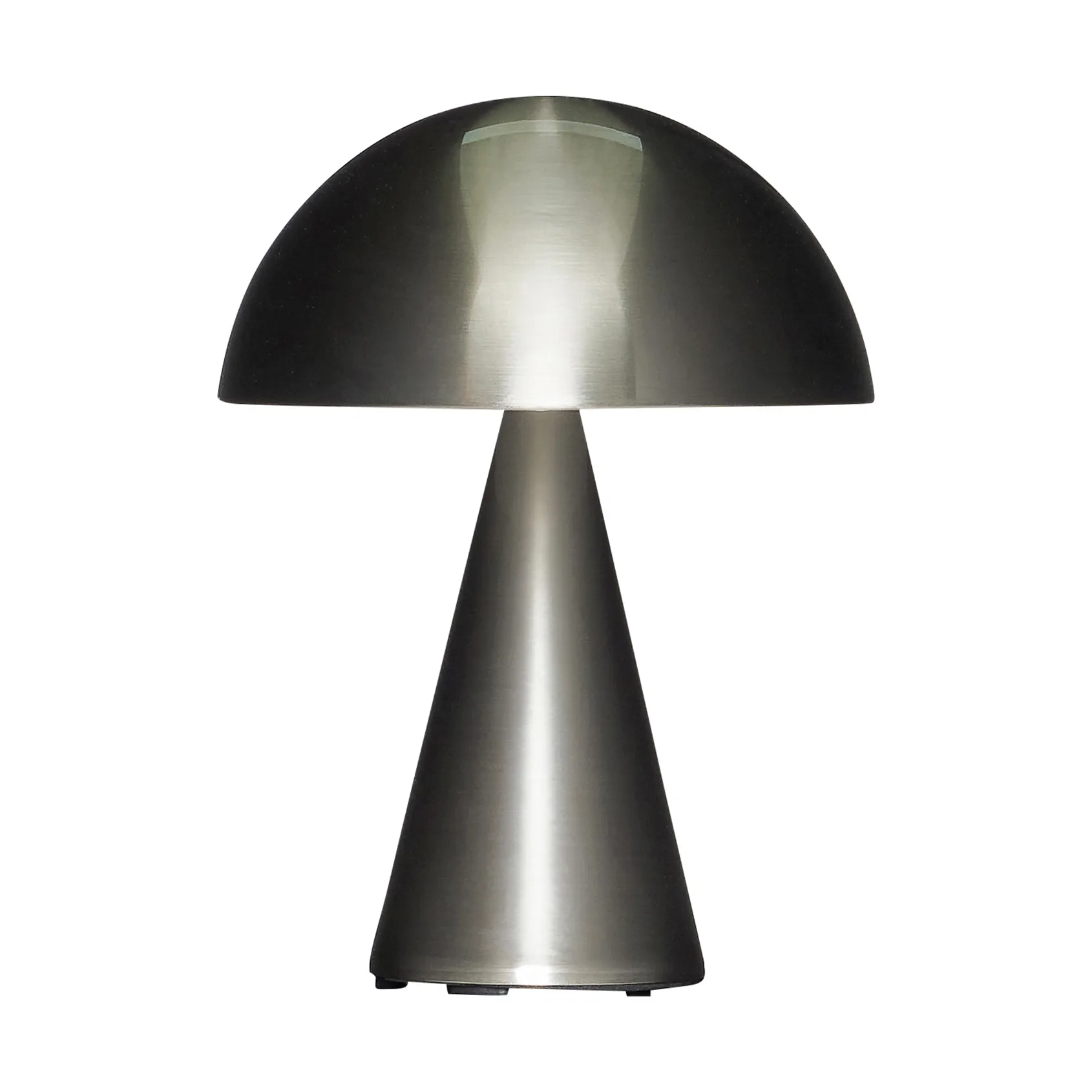 Lampe de table portable Mush, Nickel Hübsch