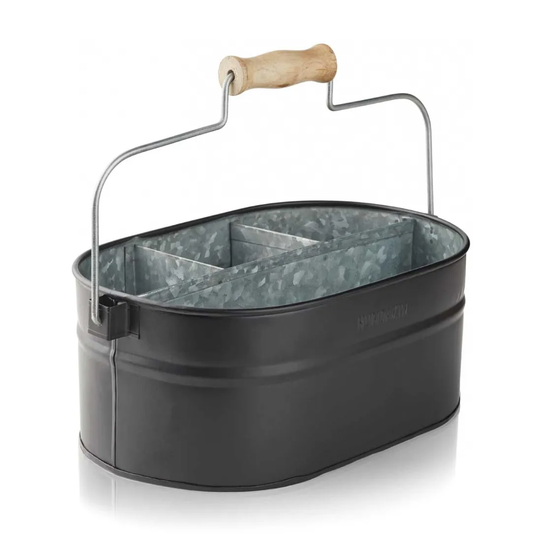 Boîte de rangement Humdakin System bucket 30x19 cm, Matte black Humdakin