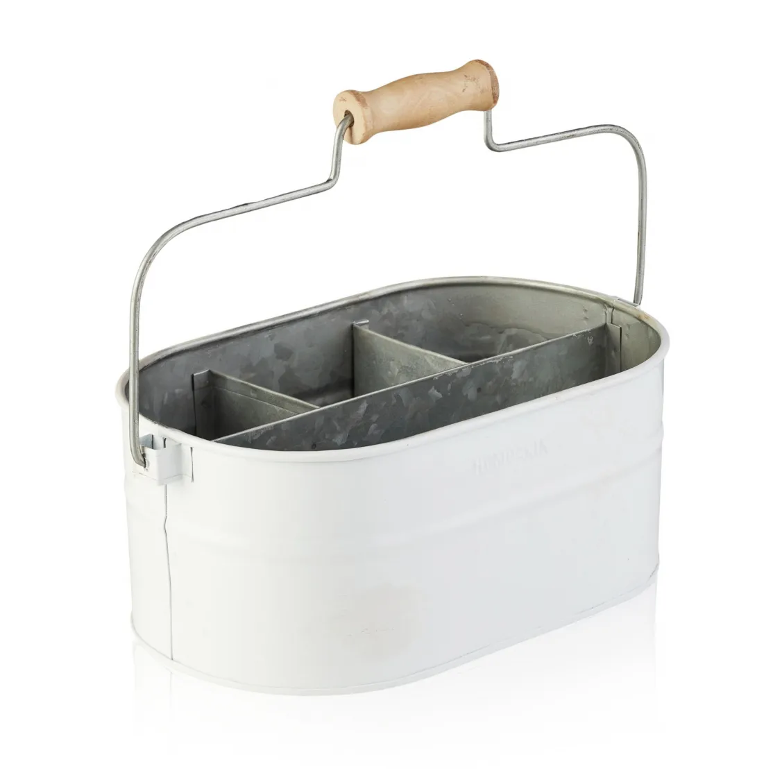 Boîte de rangement Humdakin System bucket 30x19 cm, White Humdakin