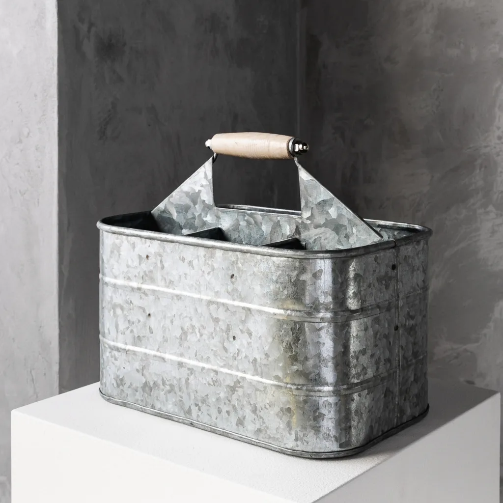 Boîte de rangement Humdakin zink bucket, 30x20 Humdakin