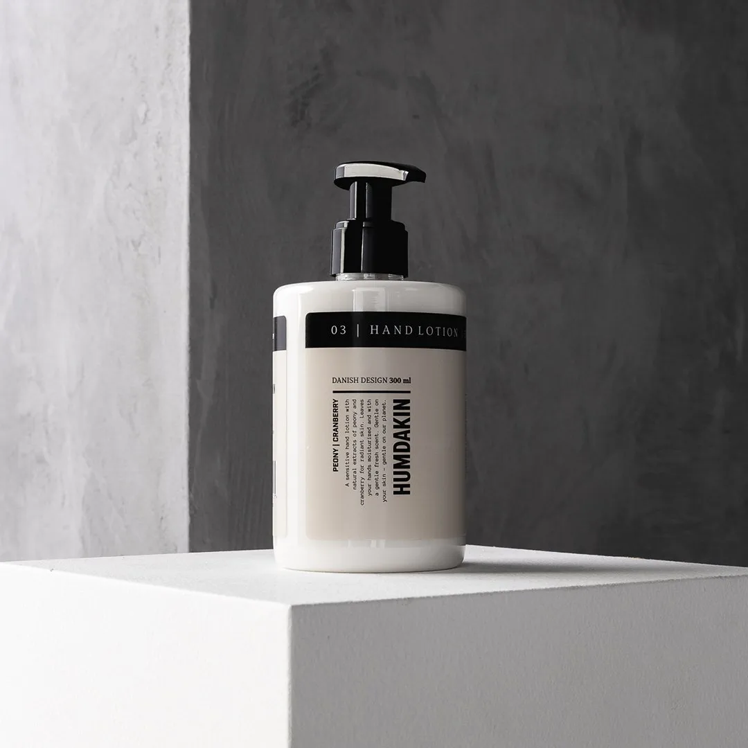 Crème pour les mains Humdakin 300 ml, Peony & cranberry Humdakin