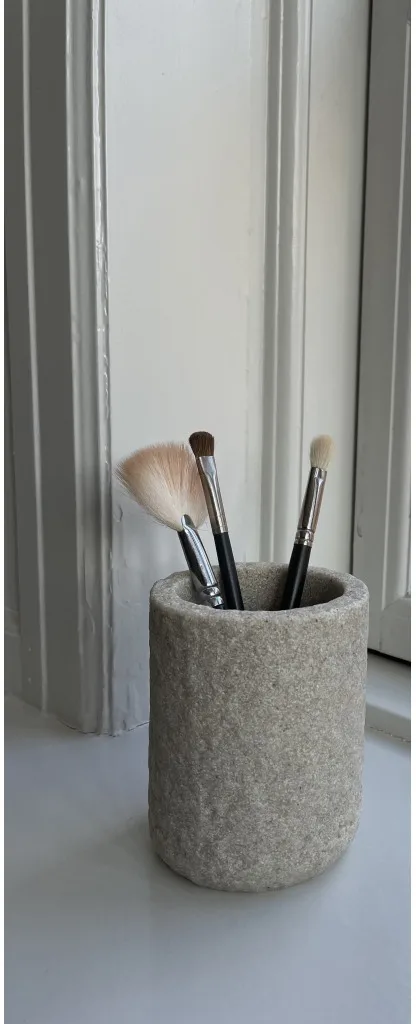 Gobelet pour brosse à dents Humdakin Sandstone 10 cm, Natural Humdakin