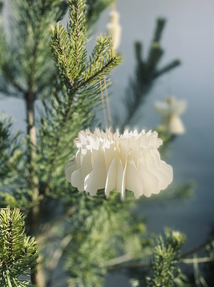 Pack de 3 décorations de Noël à suspendre Humdakin, Blanc cassé/or Humdakin