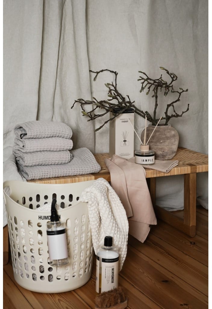 Panier à linge Humdakin Ø39 cm, Beige Humdakin