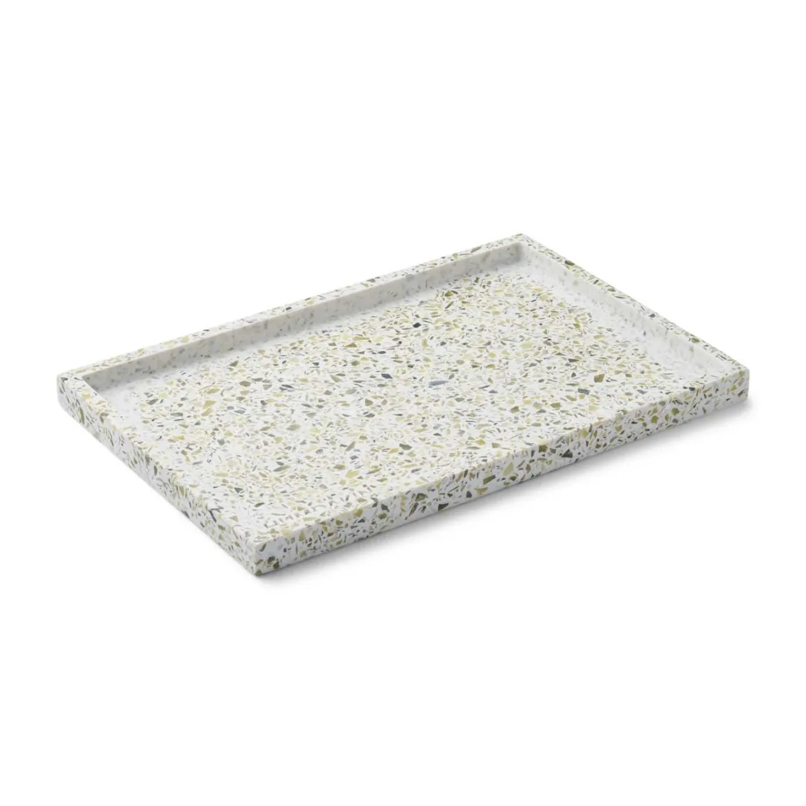 Plateau Humdakin Terrazzo 30x20 cm, Green-white Humdakin