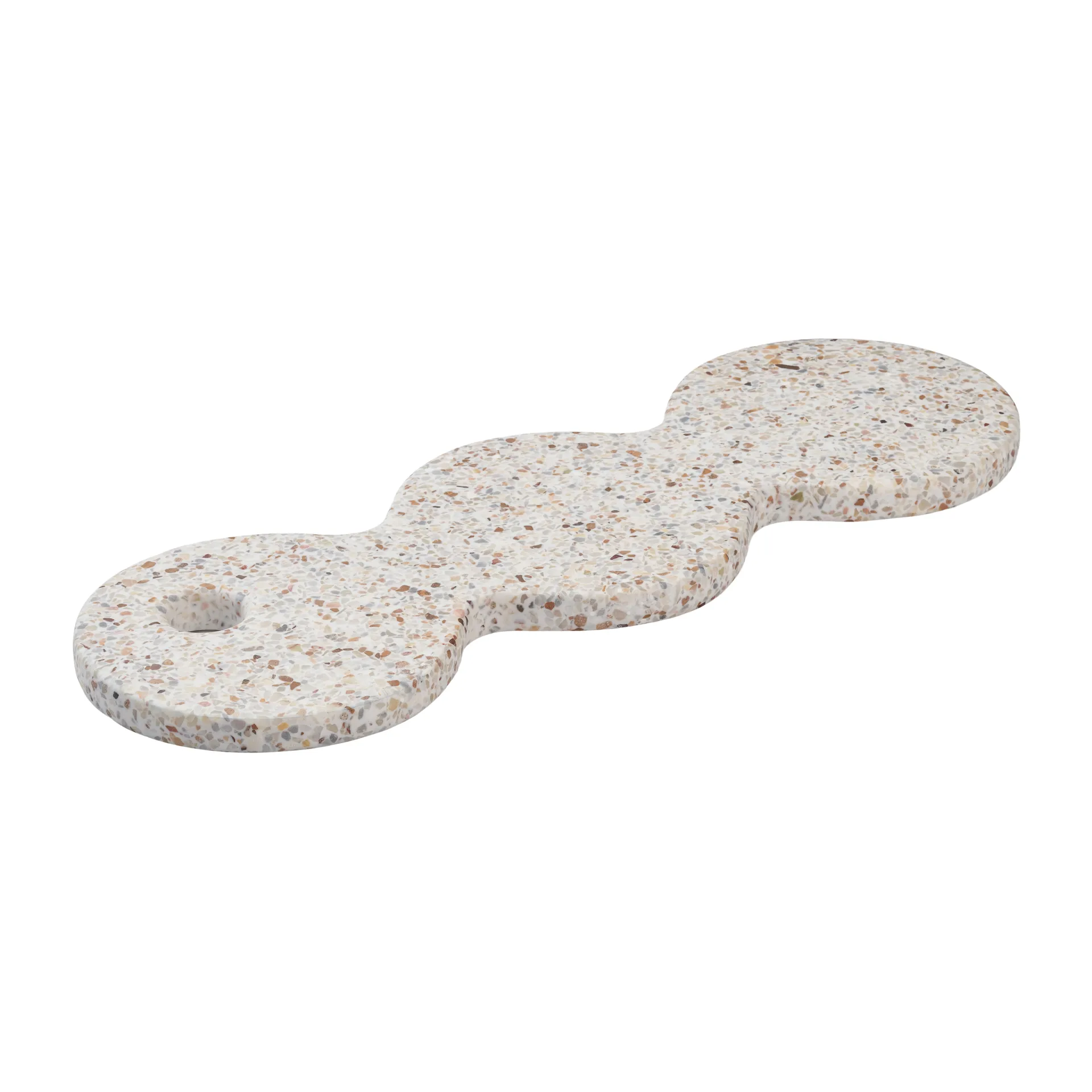 Plateau Humdakin Terrazzo 40 cm, Rouge/Beige Humdakin