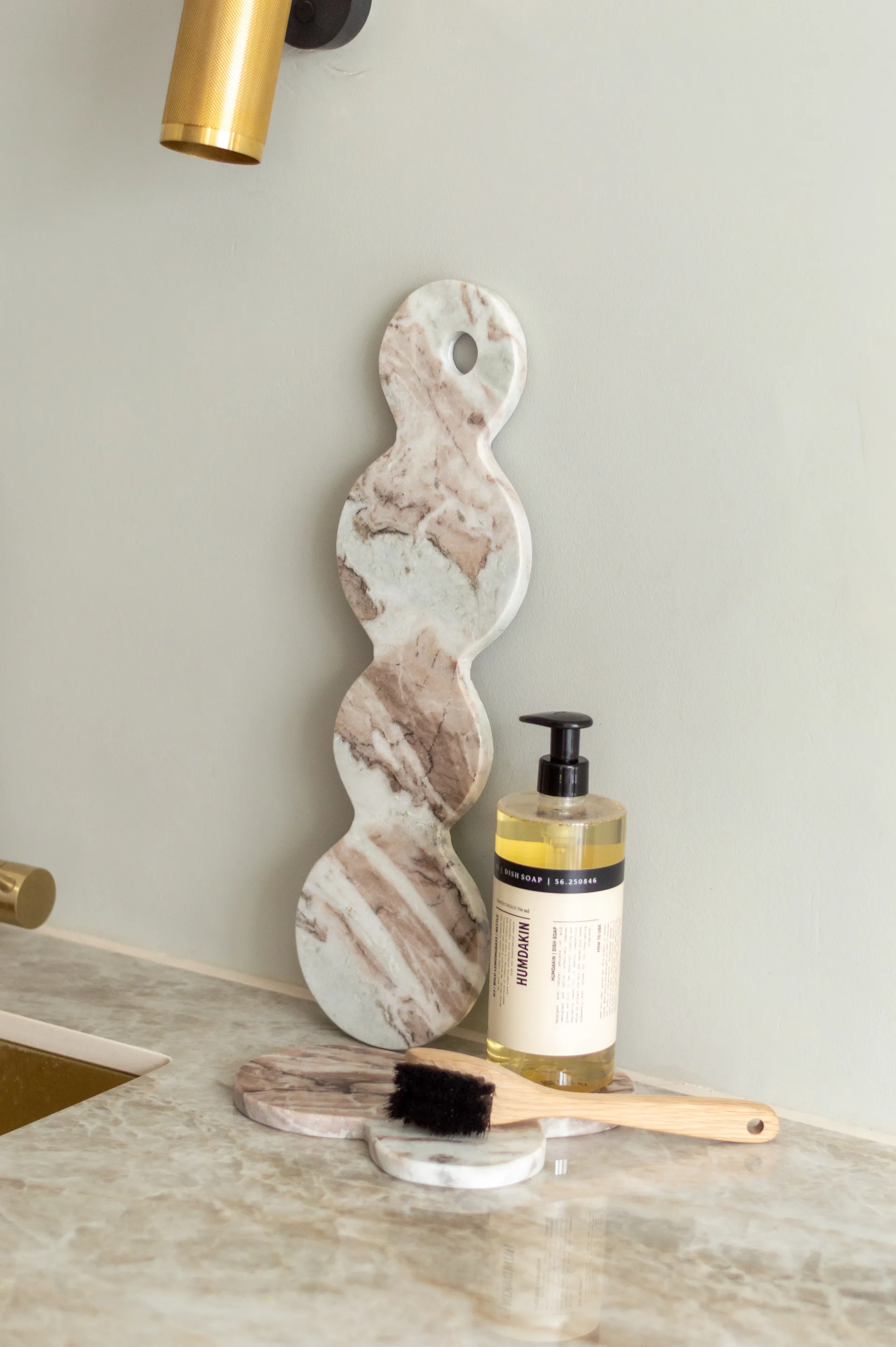 Plateau Humdakin Terrazzo, Rouge/Beige Humdakin