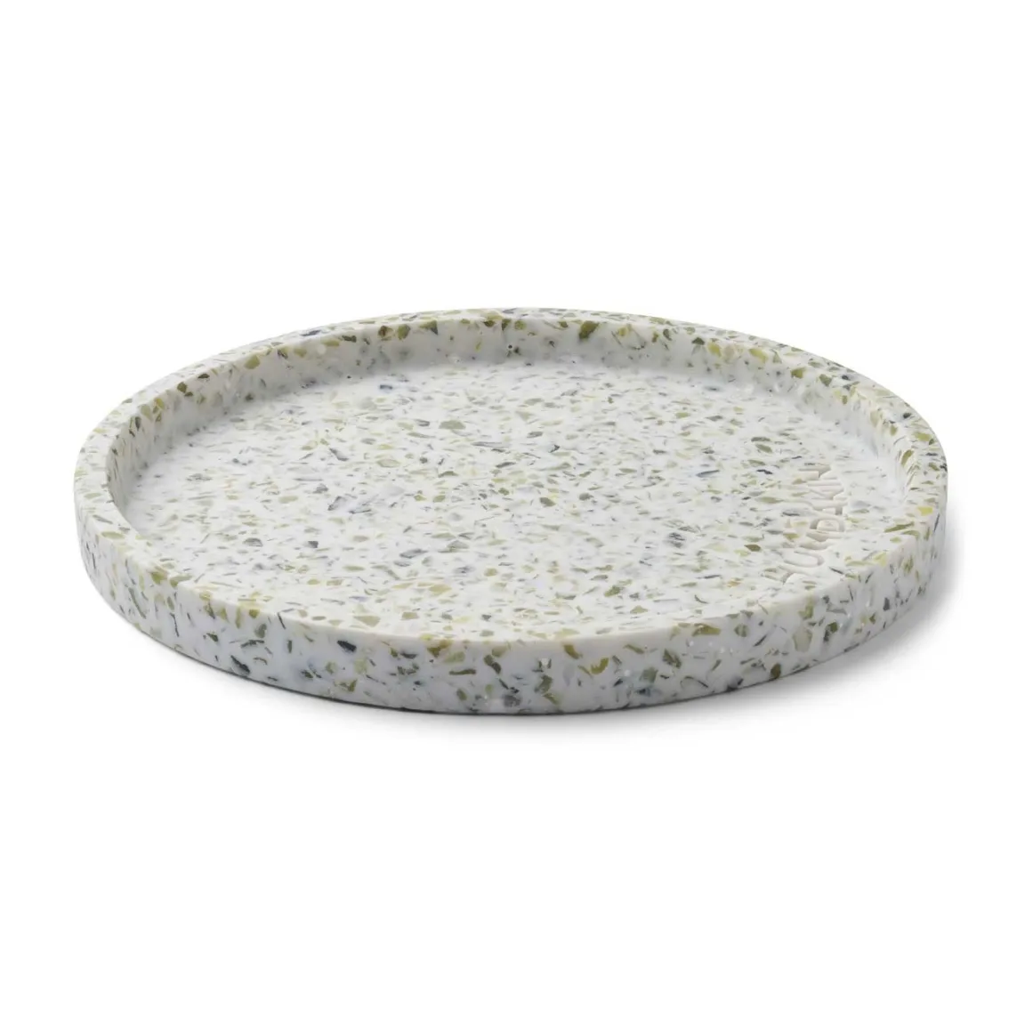 Plateau rond Humdakin Terrazzo Ø20 cm, Green-white Humdakin