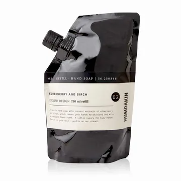 Recharge pour savon à mains Humdakin 750 ml - Elderberry & birch - Humdakin