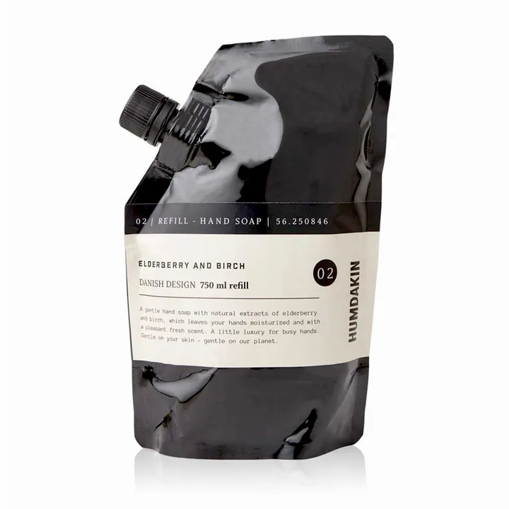Recharge pour savon à mains Humdakin 750 ml - Elderberry & birch - Humdakin