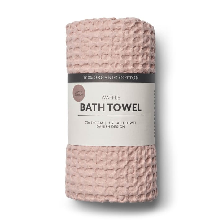 Serviette de bain Humdakin Waffle 70x135 cm - Blush - Humdakin