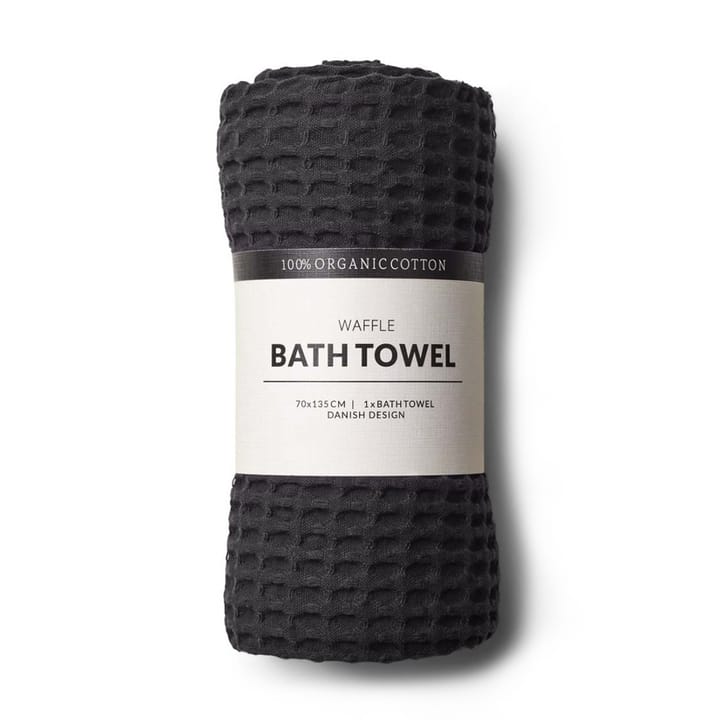 Serviette de bain Humdakin Waffle 70x135 cm - Coal - Humdakin