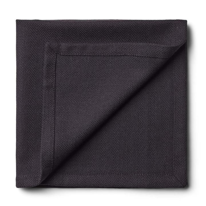 Serviette en tissu Humdakin 40x40 cm Lot de 2 - Coal - Humdakin