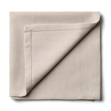 Serviette en tissu Humdakin 40x40 cm Lot de 2 - Light stone - Humdakin