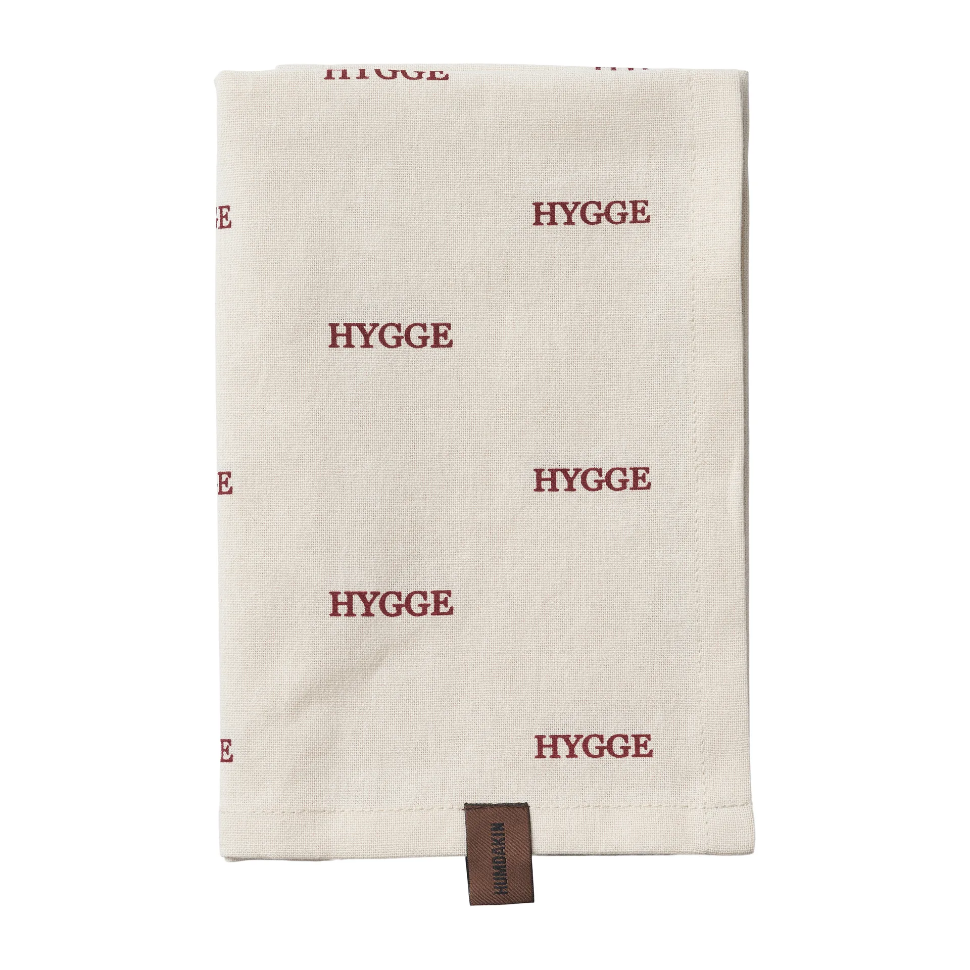 Torchon de cuisine Humdakin Hygge, Blanc cassé-rouge Humdakin