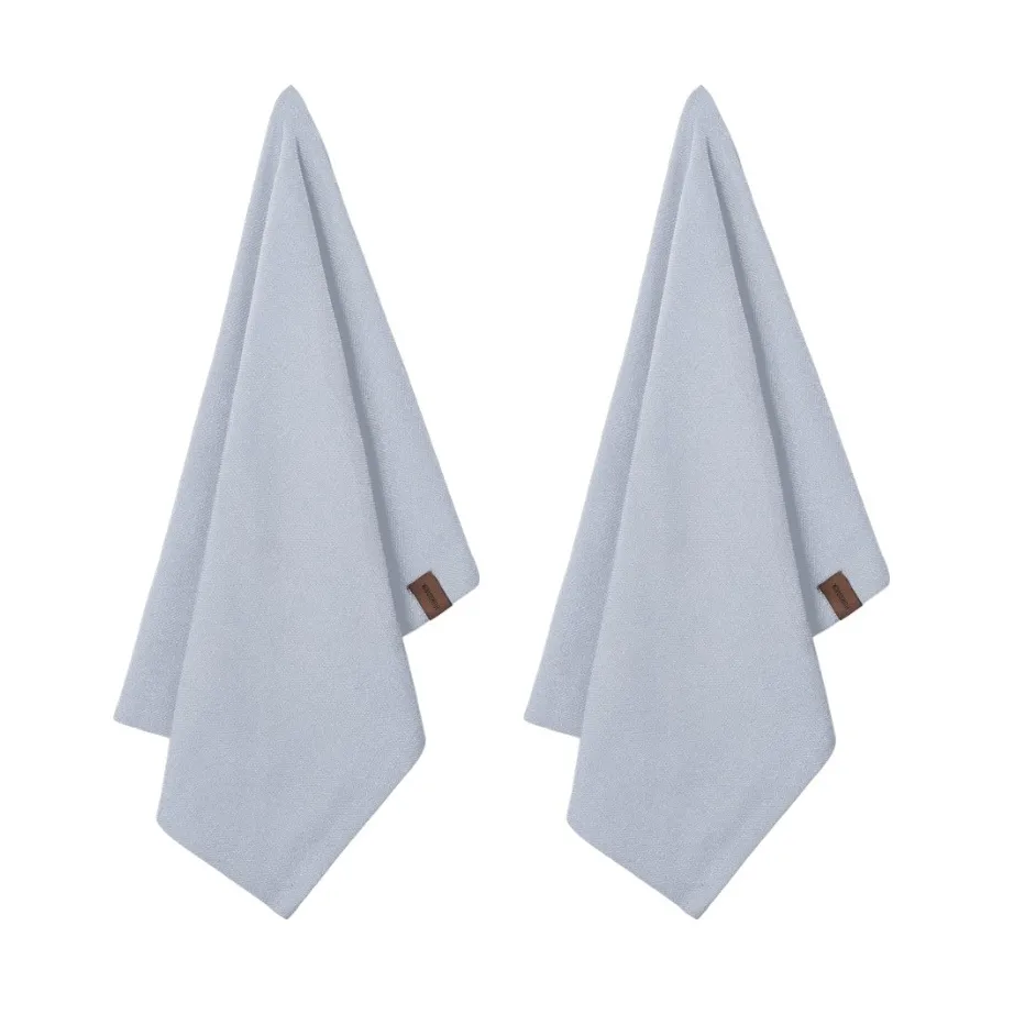 Torchon écologique Humdakin 45x70 cm, lot de 2, Blue glass Humdakin